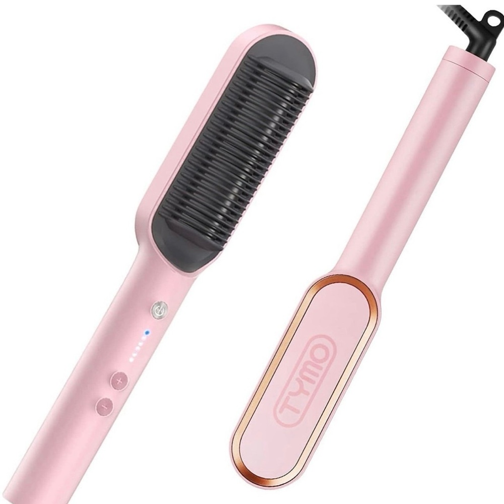 TYMO Ring Hair Straightener Brush, Hair Straightening Comb
